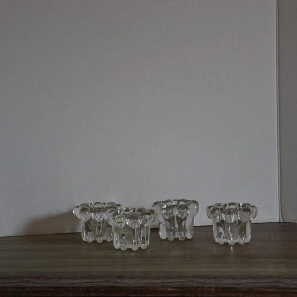 Four Vtg Tealight holders - Picture 2 of 4